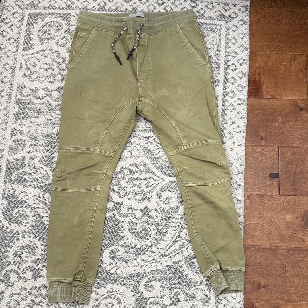 Zara Khaki Men's Jogger Pants